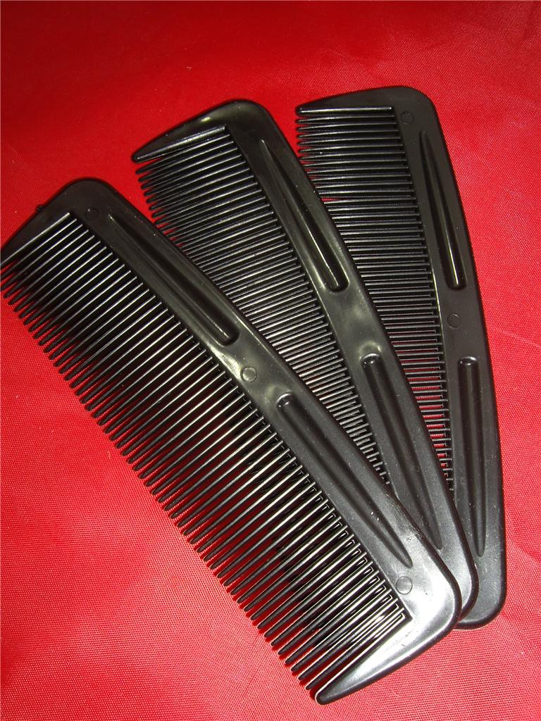 POCKET HAIR COMBS GENTS MENS MOUSTACHE SIDEBURNS MALE GROOMING PLASTIC