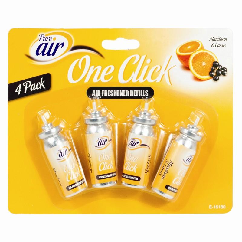 4 ONE TOUCH AIR FRESHENER REFILLS GLADE SENSE & SPRAY COMPATIBLE AROMA