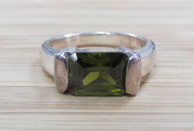 olitaire Sterling Silver Ring 5 3grams 5 D3086