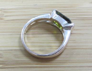 olitaire Sterling Silver Ring 5 3grams 5 D3086