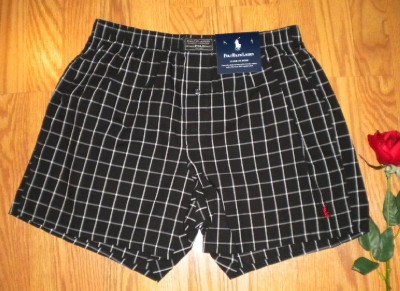 Clearance Mens Clothing on Nwt Mens Polo Ralph Lauren Classic Fit Black Boxers   Ebay