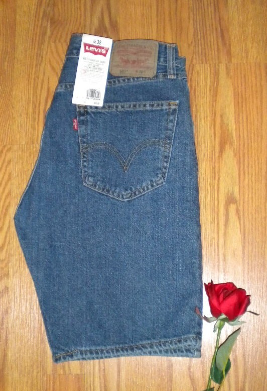 NWT Mens LEVI'S 505 Straight Fit Denim Jean SHORTS eBay