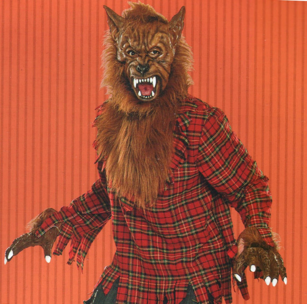 Werewolf Adult Mens Brown Halloween Costume Wolf New eBay