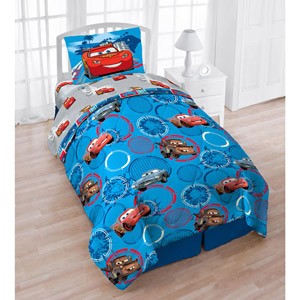 Disney Cars Bedding Twin on Disney Cars Twin 4pc Bedding Set Comforter   Sheet Set Single