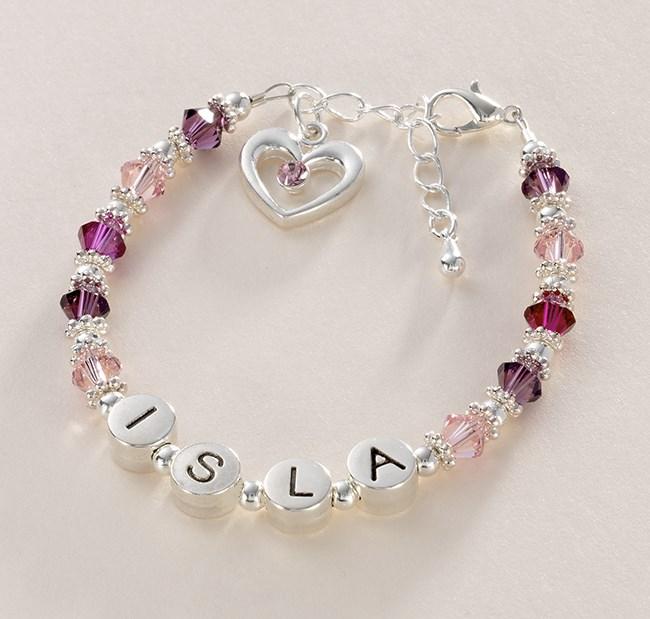 Girls Name Bracelets, Personalised Jewellery for Children! eBay