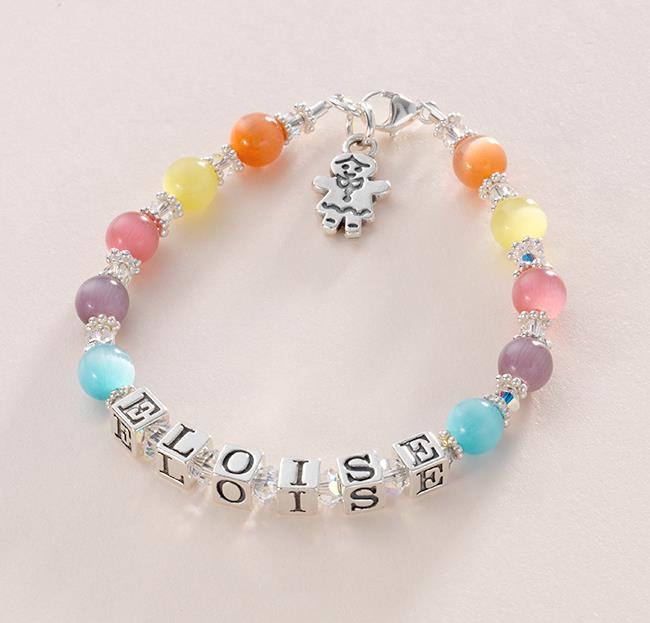 Personalised childrens bracelet Clearance