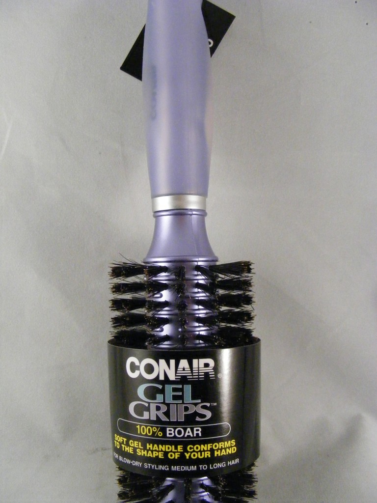 Conair Soft Gel Grips 100 Boar Round Bristle Brush