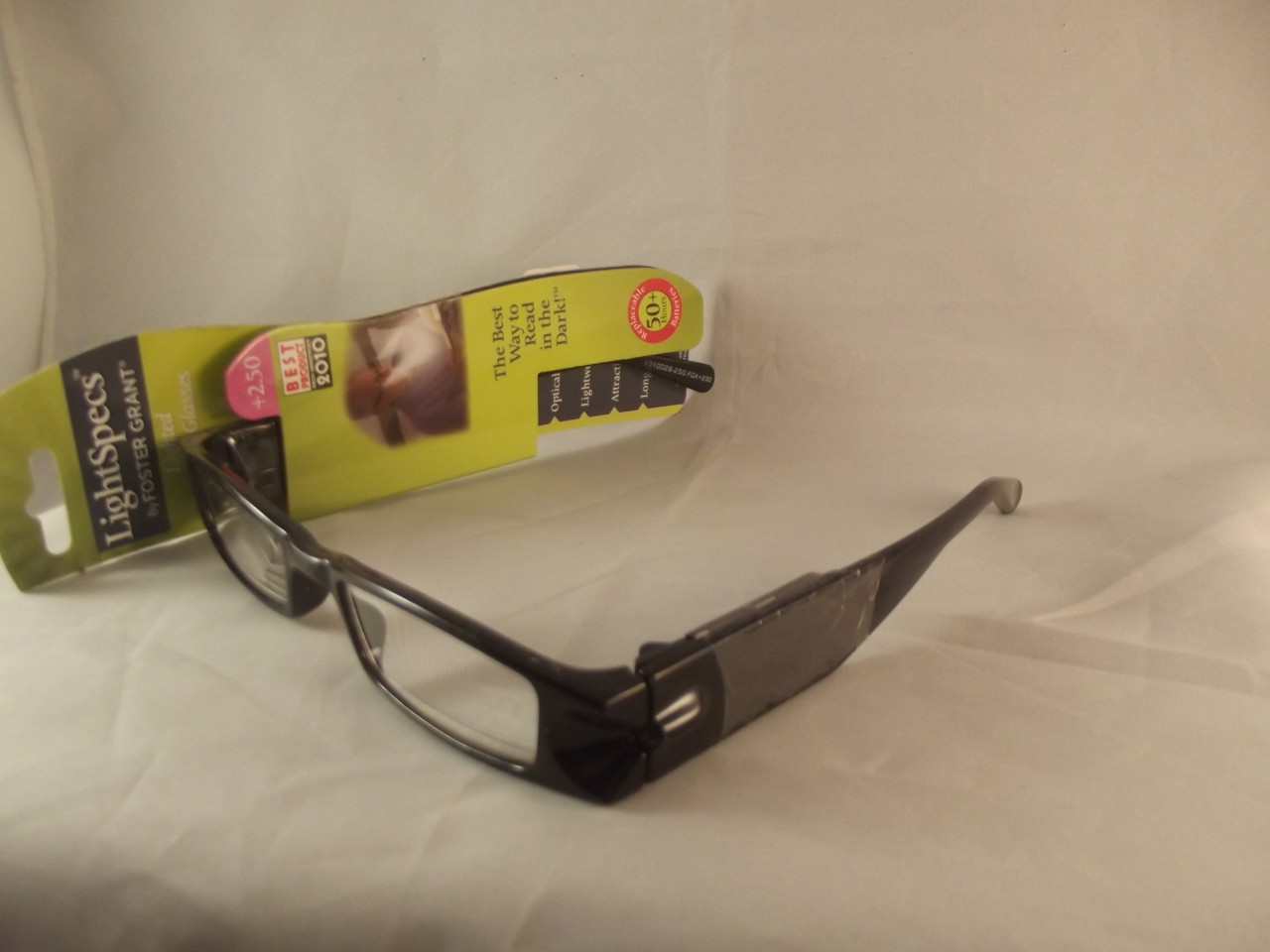 Foster Grant Lightspecs Lighted Reading Glasses 2 50 Light Specs Choice Color Ebay