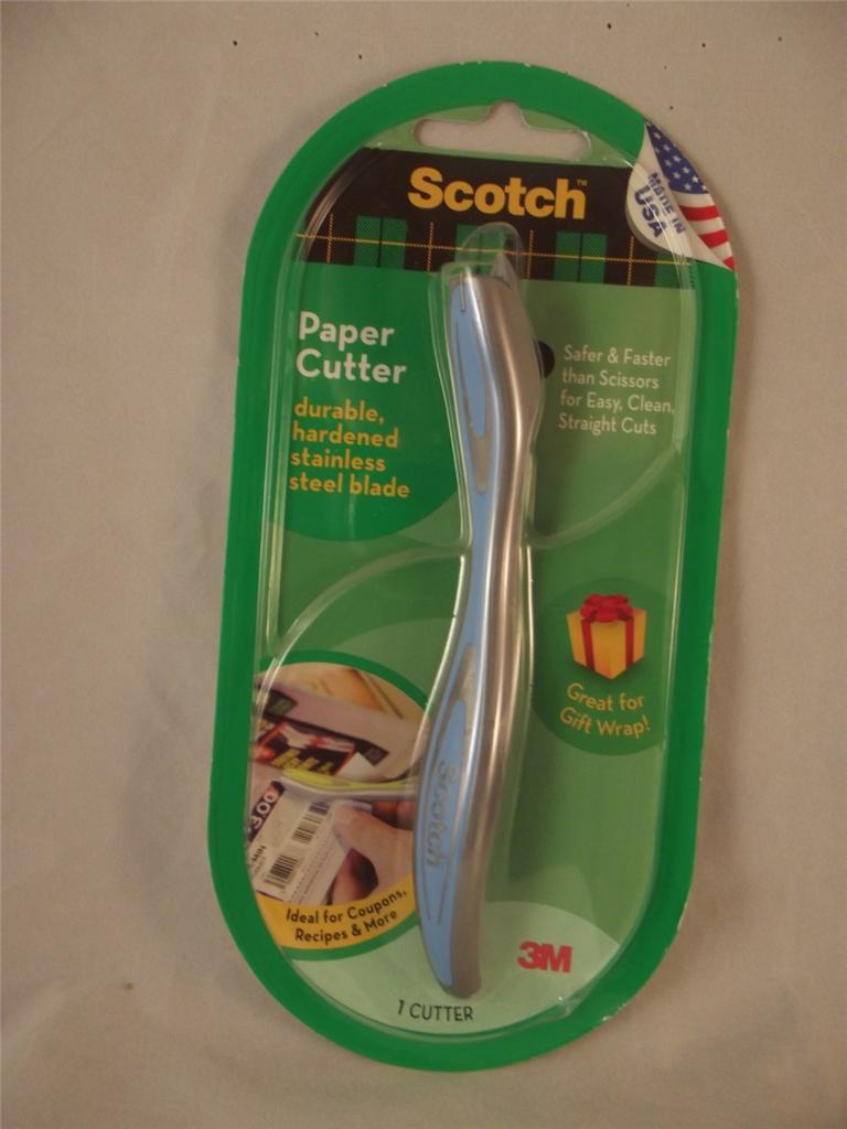 Scotch 3M Paper Cutter Stainless Steel Blade Gift Wrap Coupons Recipes