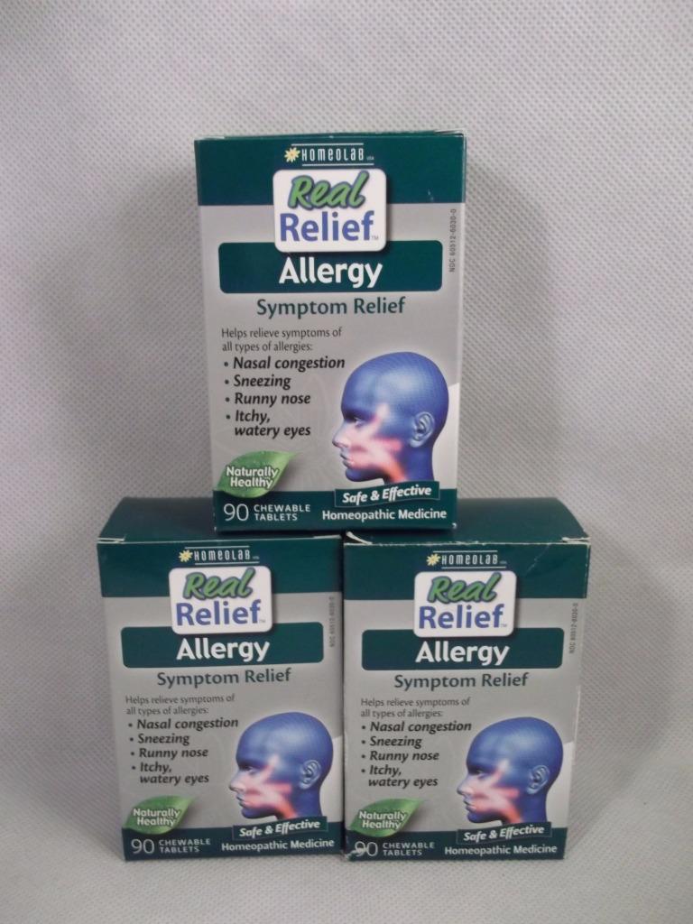 Homeolab Real Relief Allergy Chewable Tablets Homeopathic Medicine