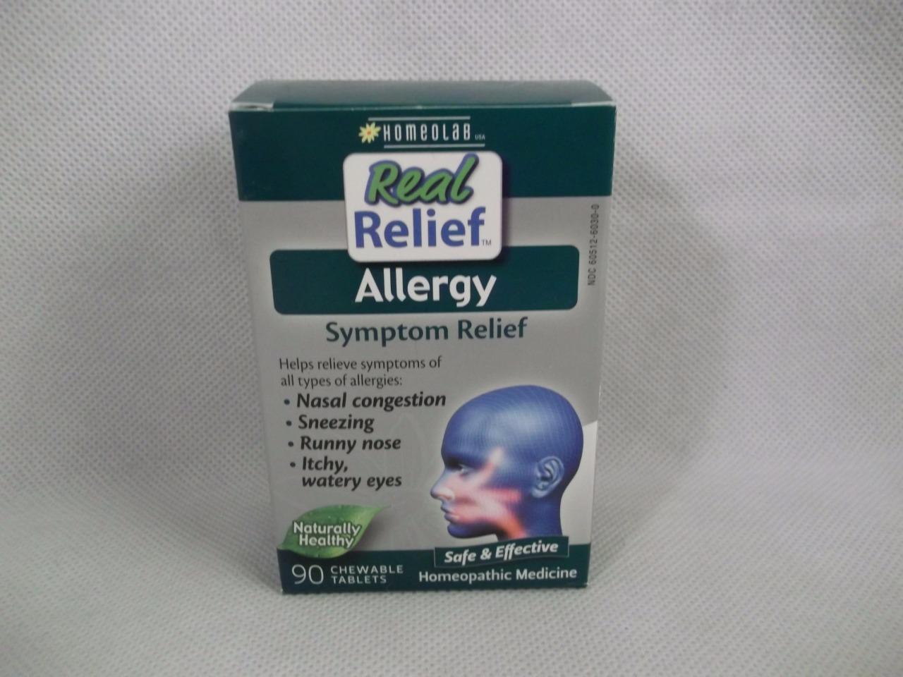 Homeolab Real Relief Allergy Chewable Tablets Homeopathic Medicine