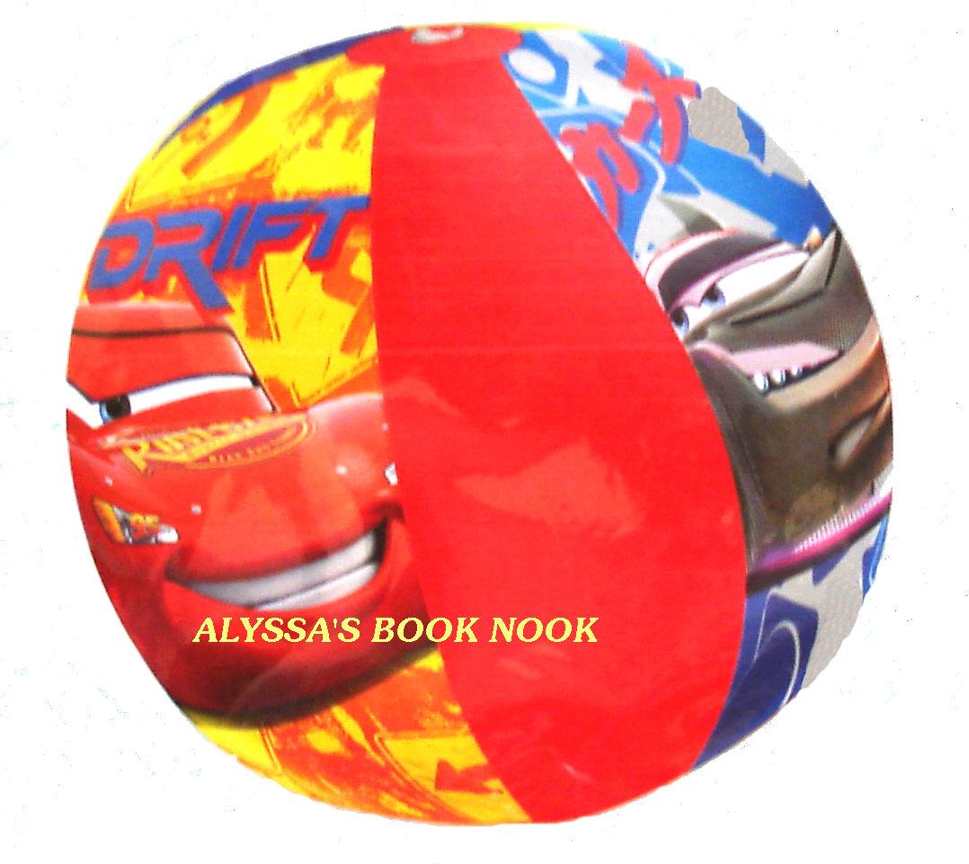 DISNEY CARS LIGHTNING McQUEEN INFLATABLE BEACH BALL eBay