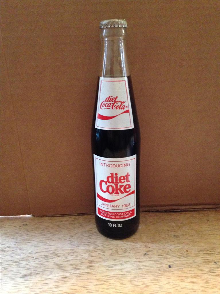 Introducing Diet Coke Jan. 1983 Houston Tx 10oz Coca Cola Bottle