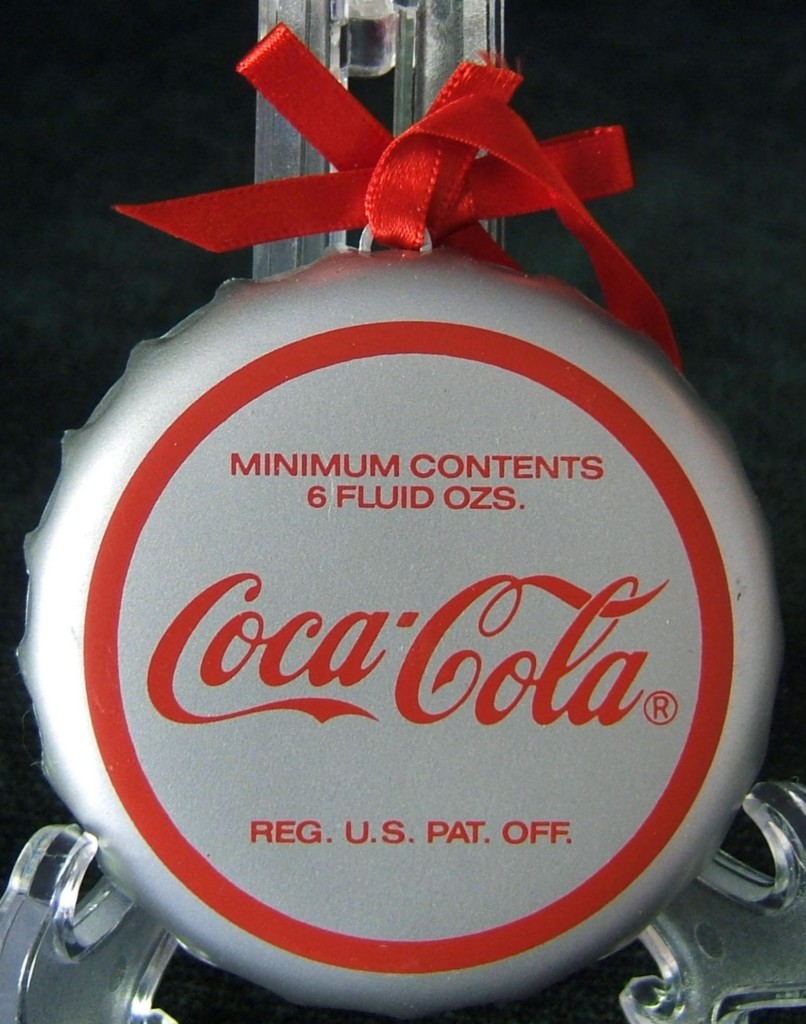 COCACOLA TrimATree "BOTTLE CAP" Ornament 1990 eBay
