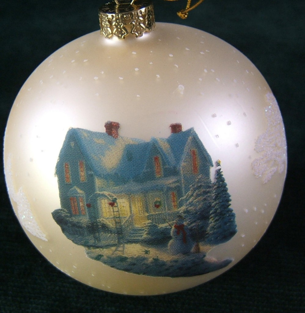 thomas kinkade quot blessings of christmas quot tree ornament ebay thomas kinkade quot blessings of christmas quot tree ornament ebay