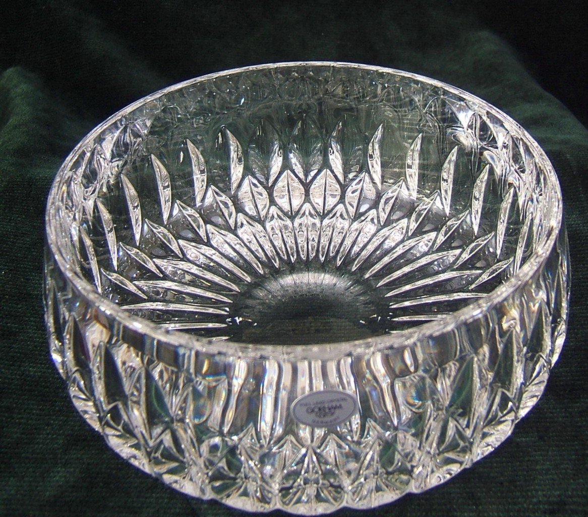 Wonderful GORHAM Full Lead Crystal FRUIT BOWL Germany eBay
