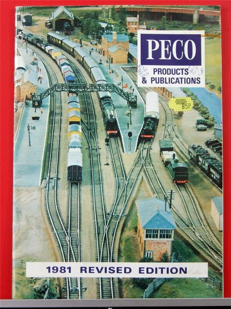 PECO PRODUCTS & PUBLICATIONS 1981 REVISED EDITION MODEL RAILWAY eBay