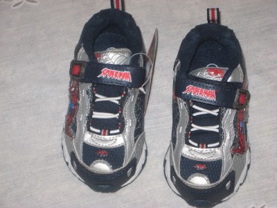 Tennis Shoes  Toddler Girls on New Marvel Spiderman Tennis Shoes Toddler Boys 6t   Ebay