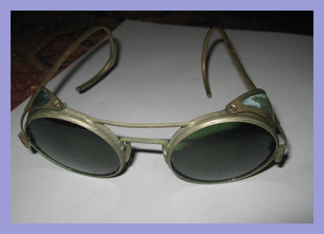VINTAGE WELDING GLASSES / SUNGLASSES GREAT STEAMPUNK
