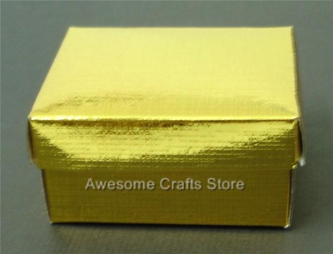 Gold Lid & box favour boxes