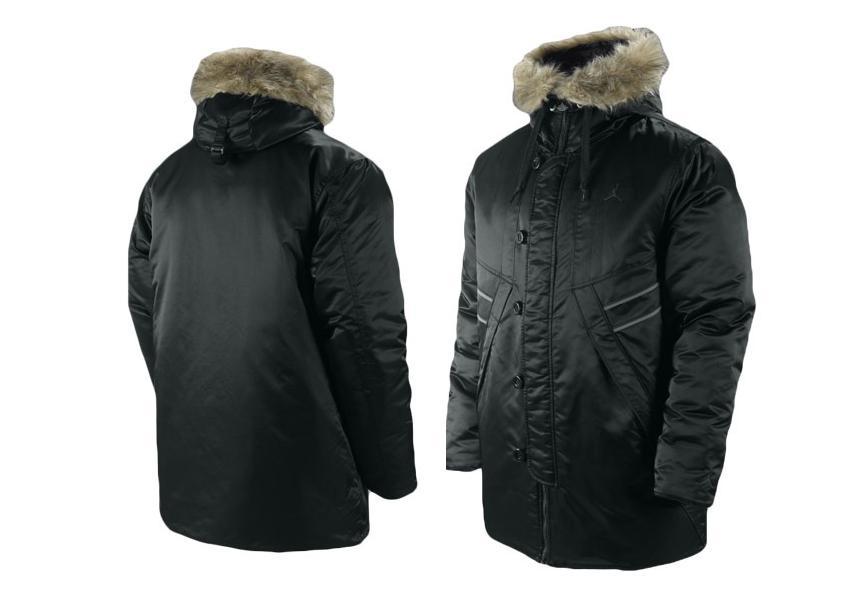 MENS NIKE AIR JORDAN V RARE PARATROOPER FULL ZIP FUR PARKA JACKET COAT BLACK | eBay