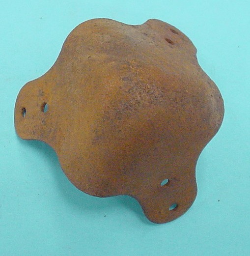 Antique Trunk Hardware parts, metal corners A