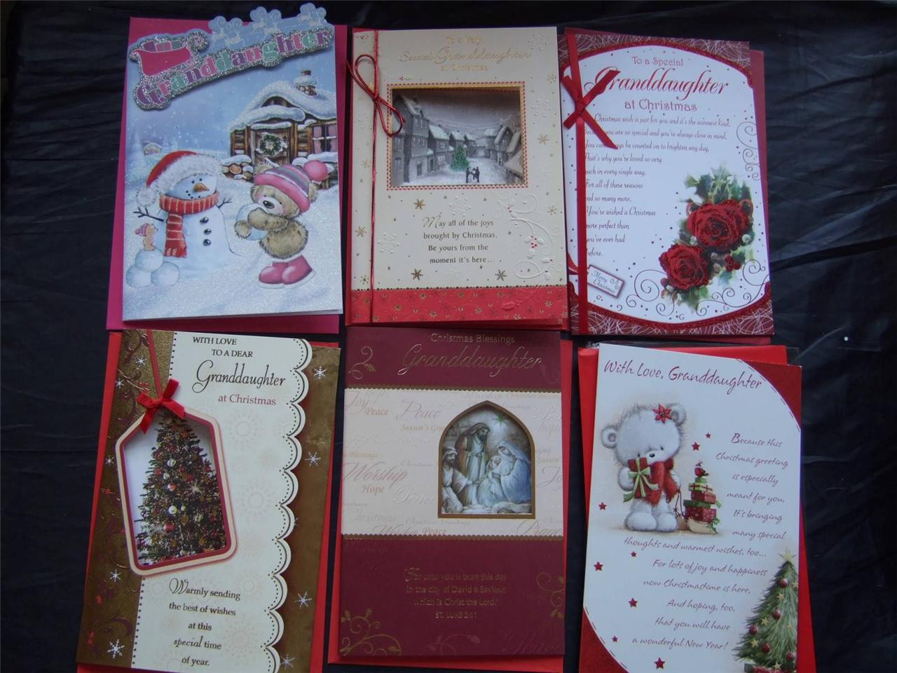 Craftsuprint christmas greetings card granddaughter GRANDDAUGHTER ~ Quality CHRISTMAS CARD ~ WITH FABULOUS VERSES ~ CHOICE