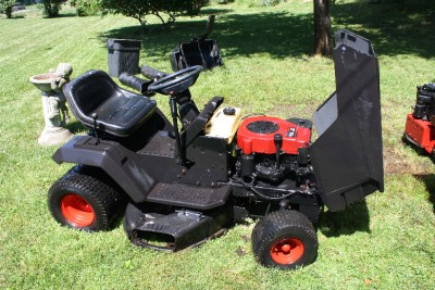 SEARS CRAFTSMAN 14HP OHV RIDING LAWN MOWER WITH ATTACHMENTS FOR RESTORE