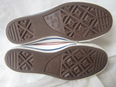 cream high top converse