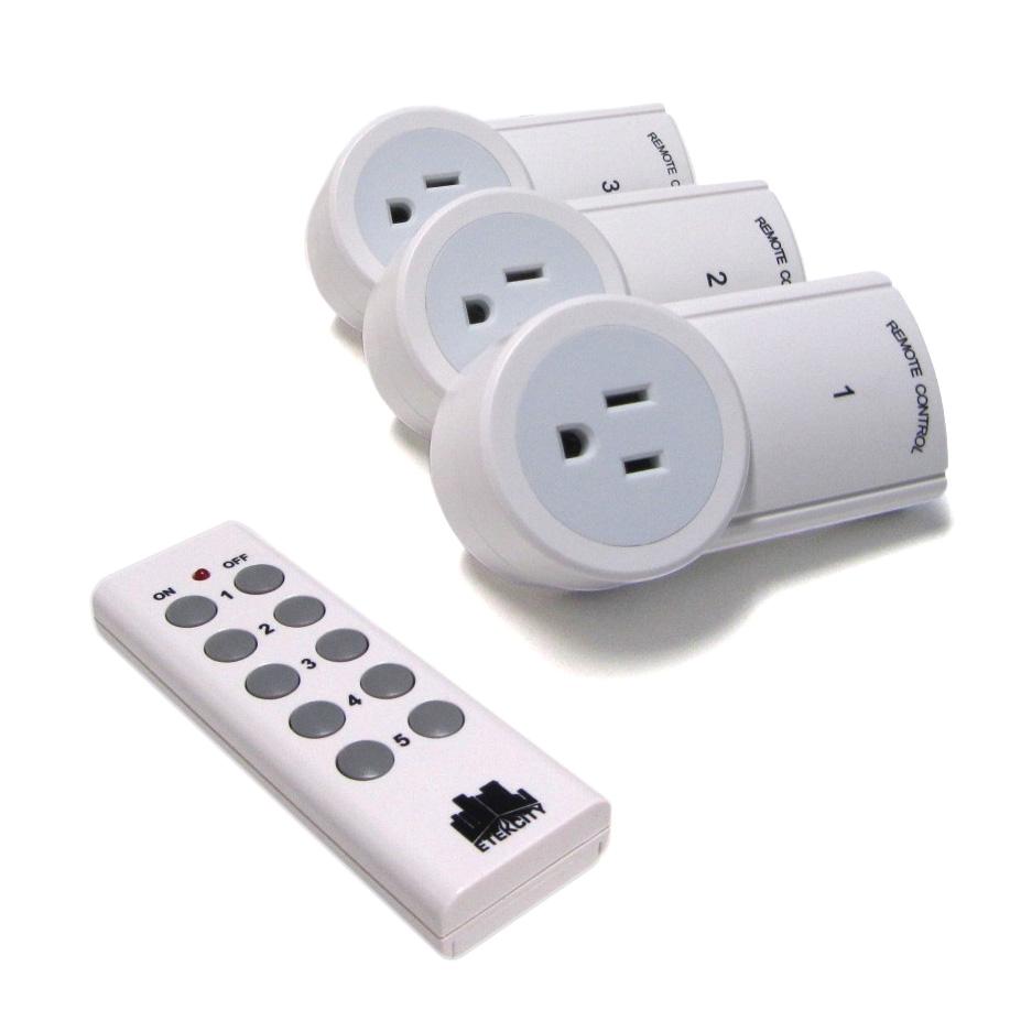 1,2,3,5 Pack Wireless Remote Controlled AC Electrical Socket Plug