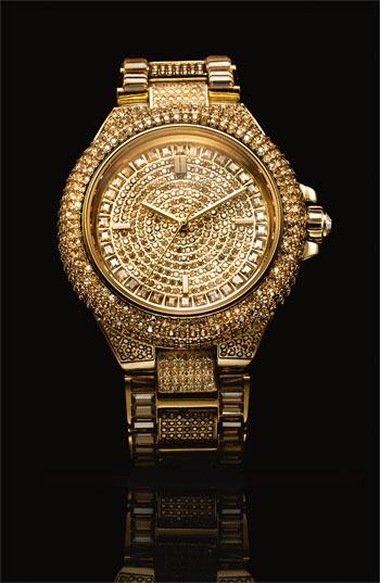 iced out watch michael kors