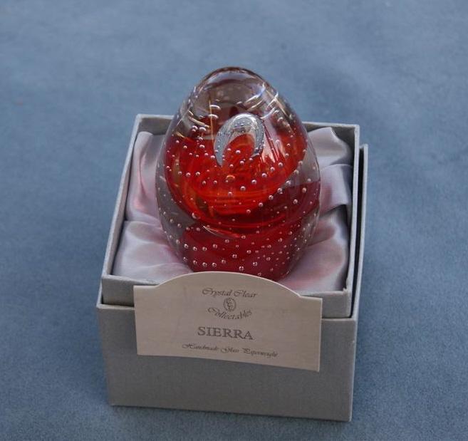 thumbnail image 2 of Crystal Clear Glass Paperweights – Assorted New Designs, Bnib, China 2 of 5