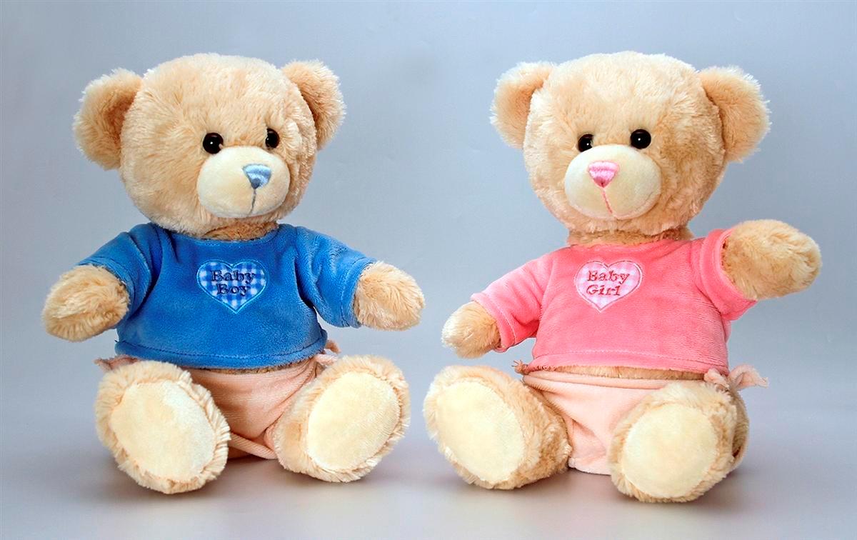 25cm Cuddles Baby Boy Baby Girl Keel Soft Plush Teddy Bear
