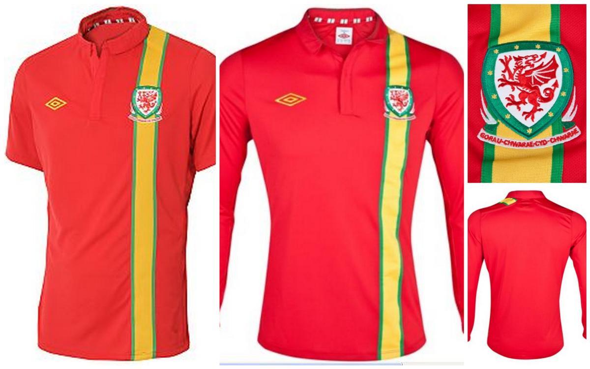 Umbro Red Home Wales Welsh Mens Boys Football Shirts 20122013 eBay