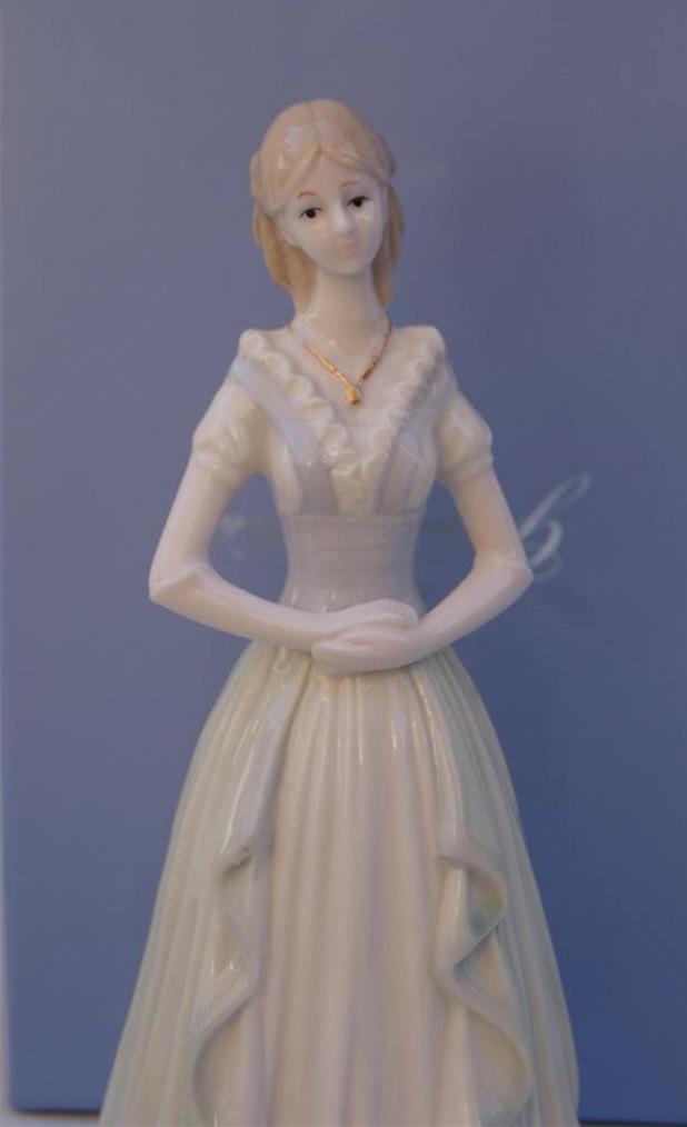 Galleria Porcelain 8" Lady Figurines by Juliana Collection Bnew Boxed