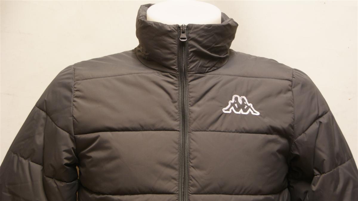 Boys Junior Kappa Grey Warm Quilted Winter Jacket Padded Coat RRP £30