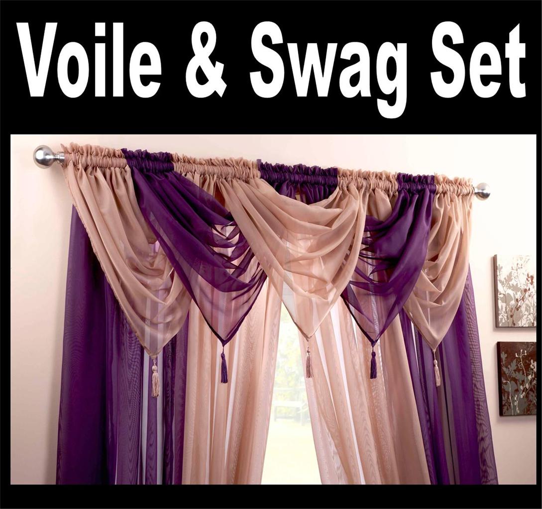 Voile Swags