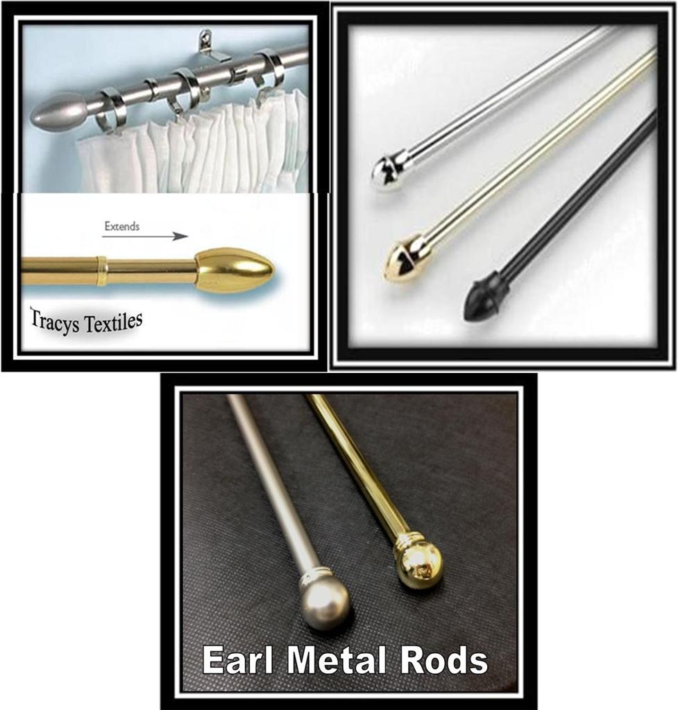 Cafe Rod Net Curtain Pole 9 Sizes 55cm upto 225cm eBay