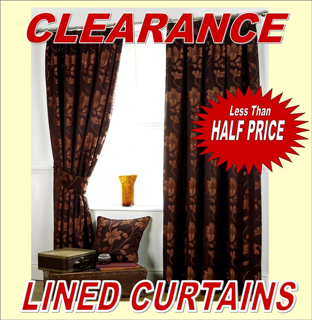 CLEARANCE SALE * LINED CURTAINS * LOW PRICES * - Picture 12 of 14