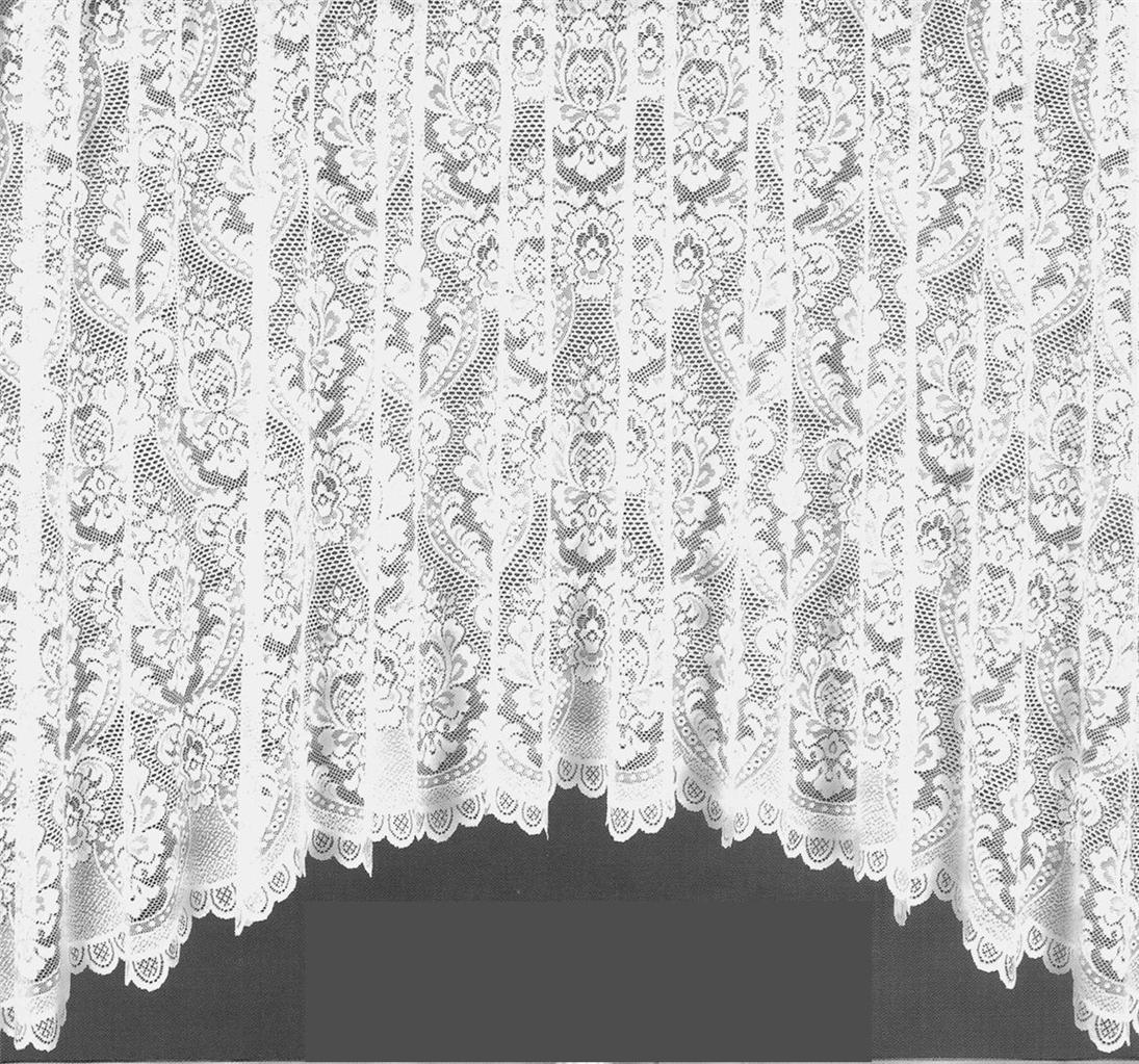 Tina Jardiniere Heavy Jacquard Net Curtain Many Sizes