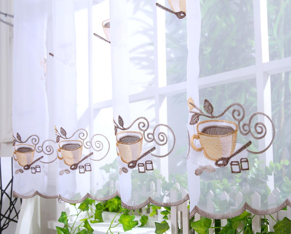 Kitchen Voile Cafe Net Curtain Panel 25 NEW Designs 12" 18" 24