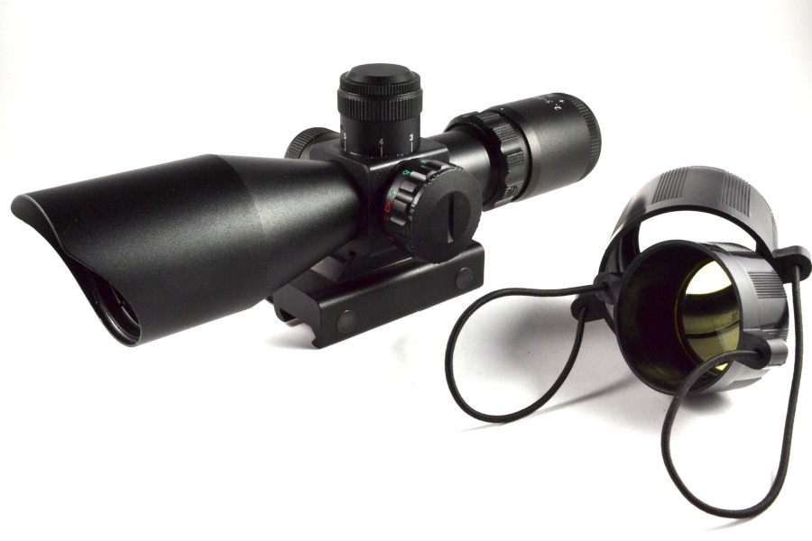 2.510x40 Tactical Rifle Scope .223 Bullet Drop Compensator Dual