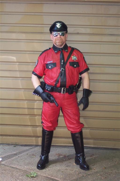 Leather Uniform Pant Police Breeches All Size Leder Ebay 