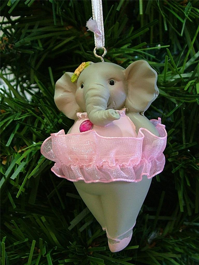 New Pink Tutu Elephant Ballerina Ballet Shoes Dance Christmas Tree