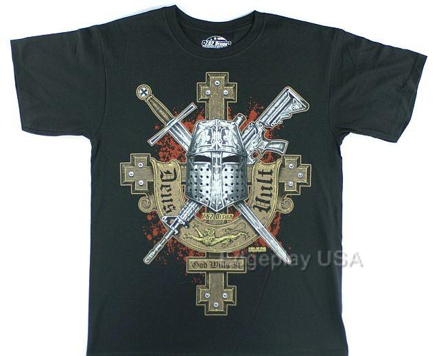 Deus Vult T Shirt 7 62 Design Patriotic Crusad