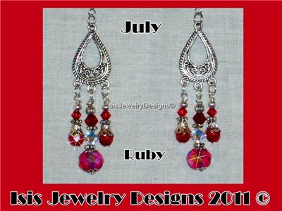 July Birthstone Earrings
