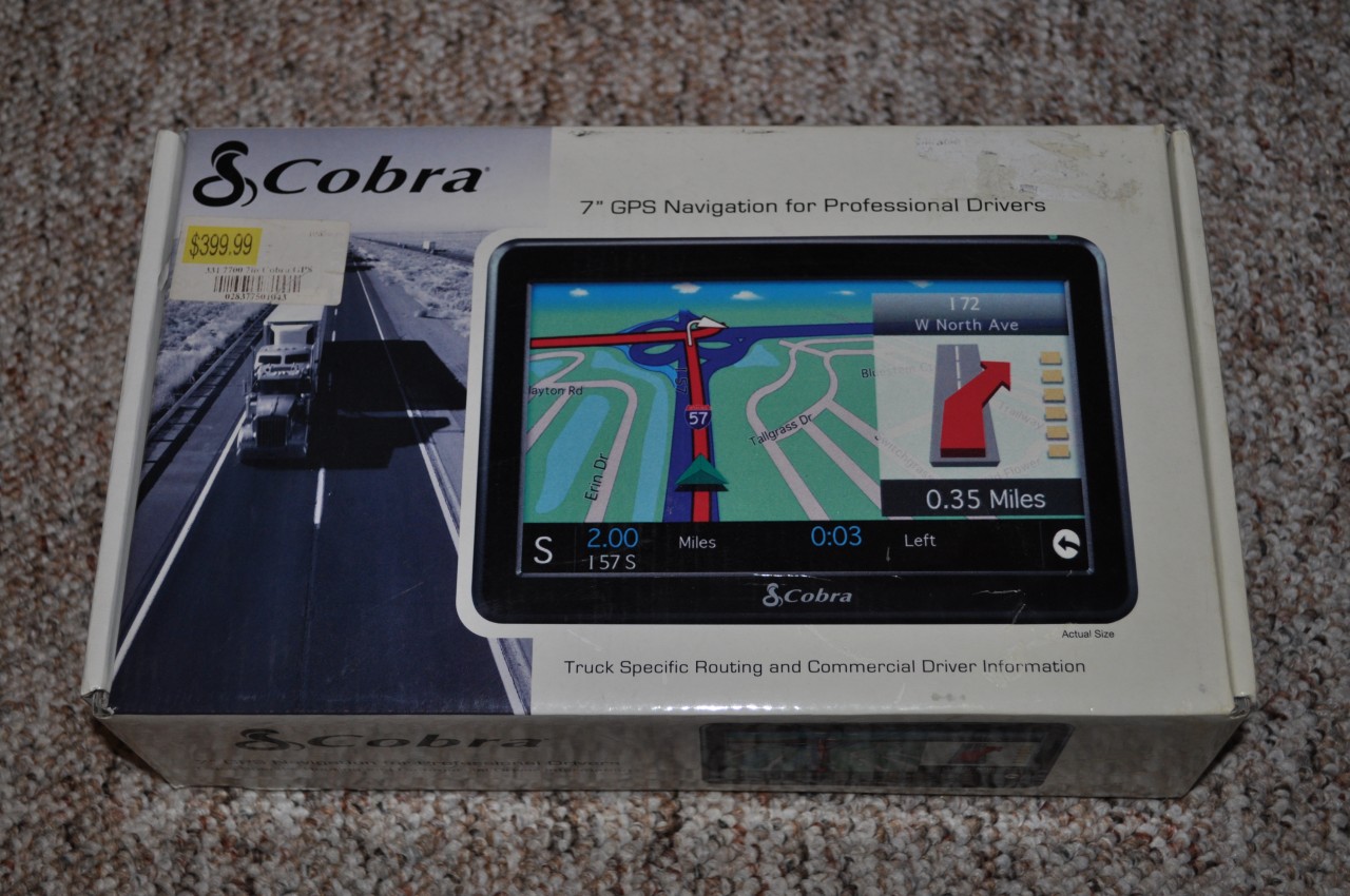 Cobra GPSM 770 CB GPS Receiver 7" Screen Truck Driving Kit! eBay