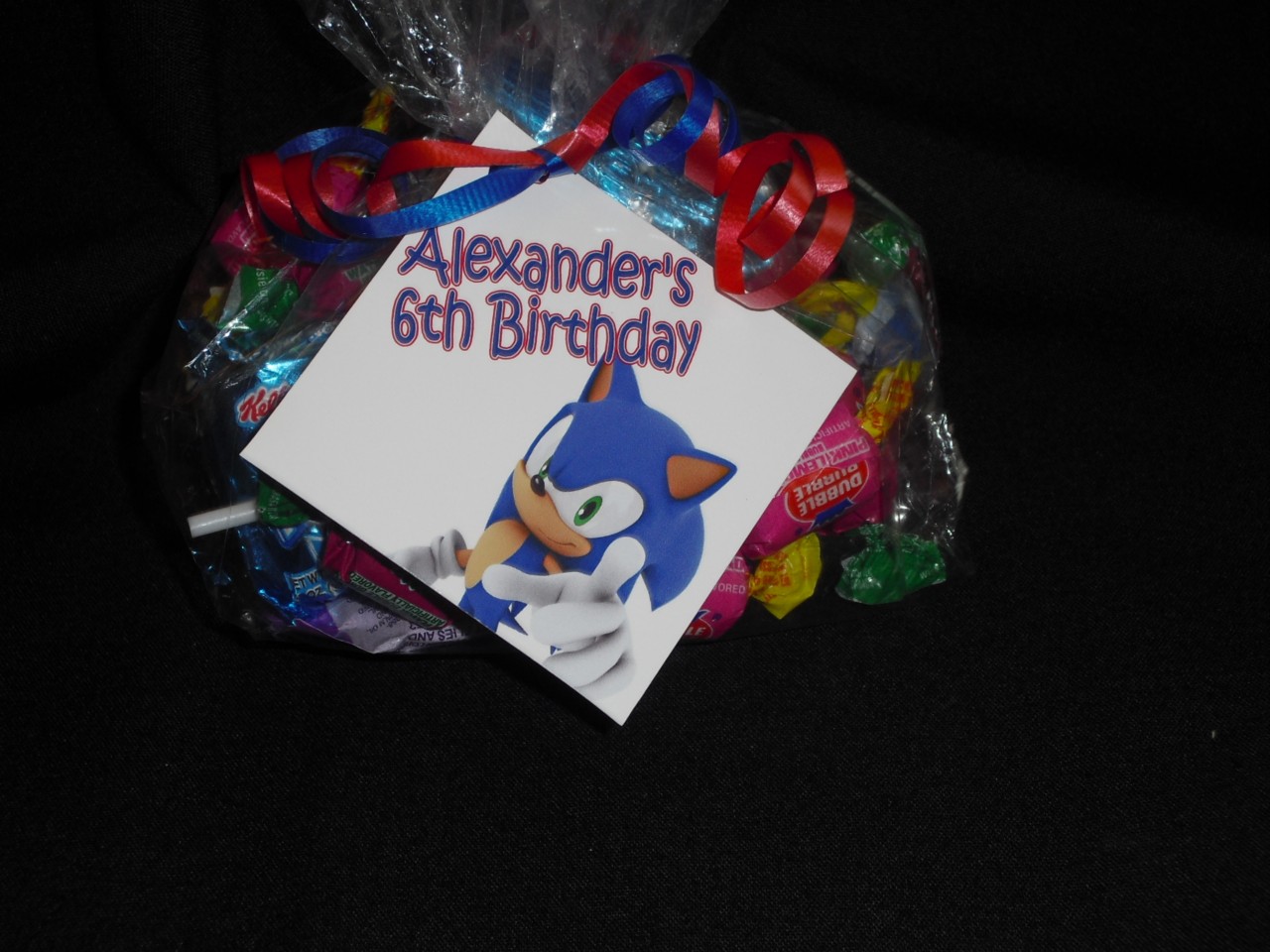 SONIC the HEDGEHOG BIRTHDAY PARTY GOODIE BAG FAVOR TAGS eBay