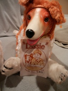 lassie stuffed dog