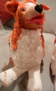 lassie stuffed dog
